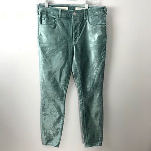 Pilcro | High Rise Skinny Velvet Pants